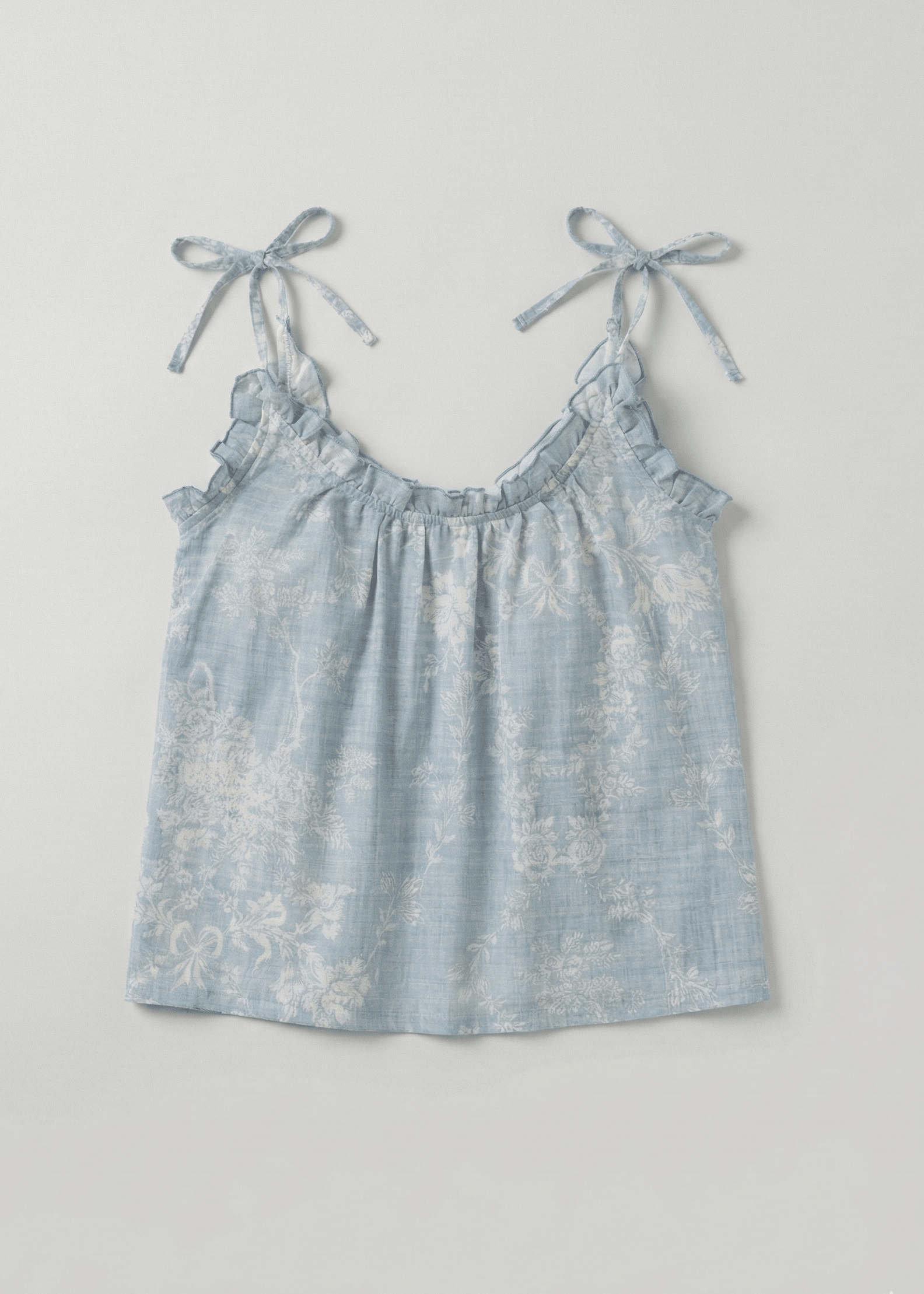  - Ever Lasting - Sabine Sleeveless & Shorts Floral Pajama Set / Brown - Pajamas - Ever Lasting