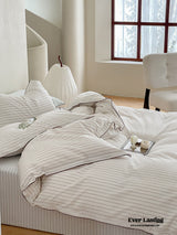 Scandinavian Overlock Striped Bedding Bundle