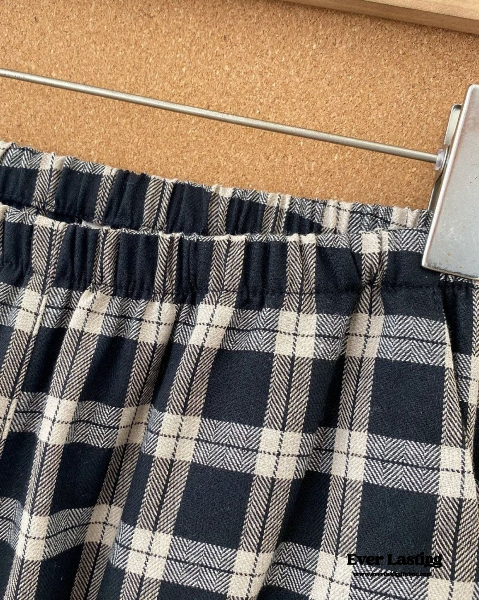 Scarlett Classic Plaid Black Pajama Set - Ever Lasting