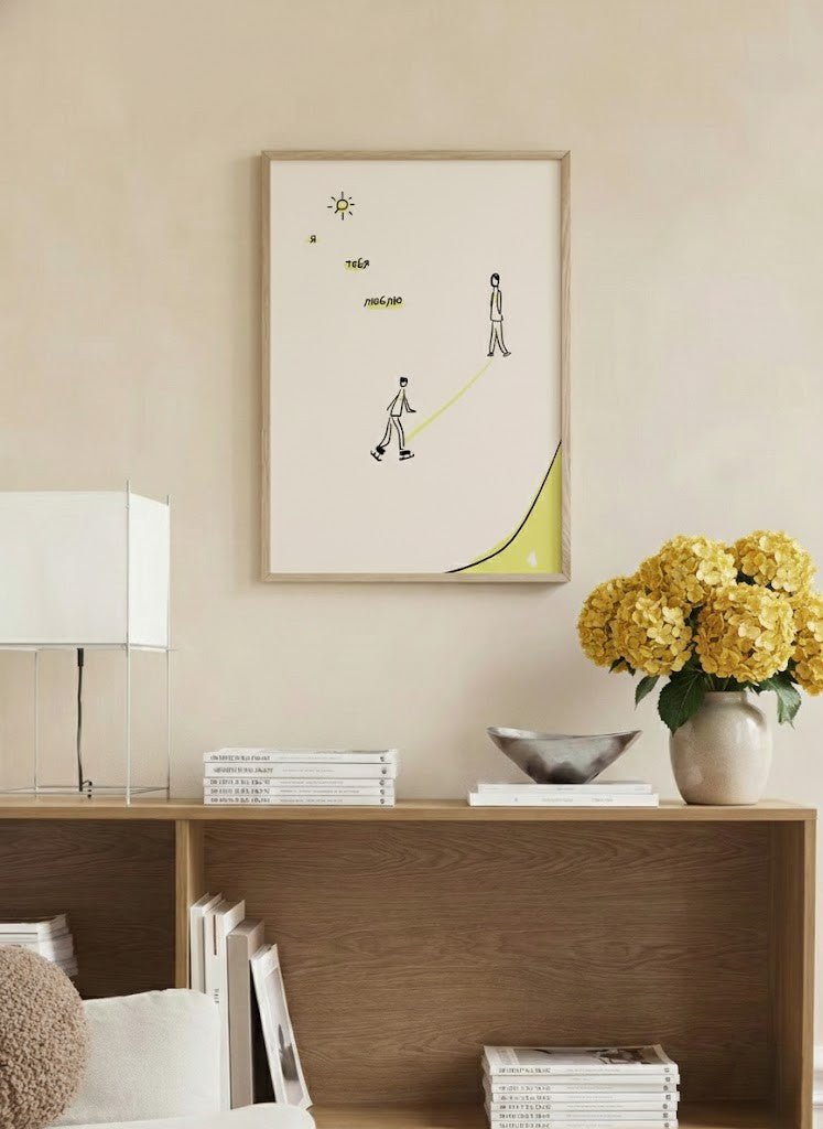  - Ever Lasting - Scott & Kip - Minimal Figurative Wall Art Print - Ever Lasting