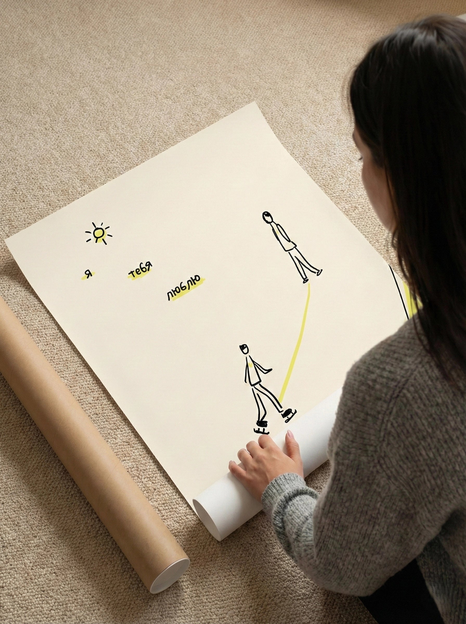  - Ever Lasting - Scott & Kip - Minimal Figurative Wall Art Print - Ever Lasting