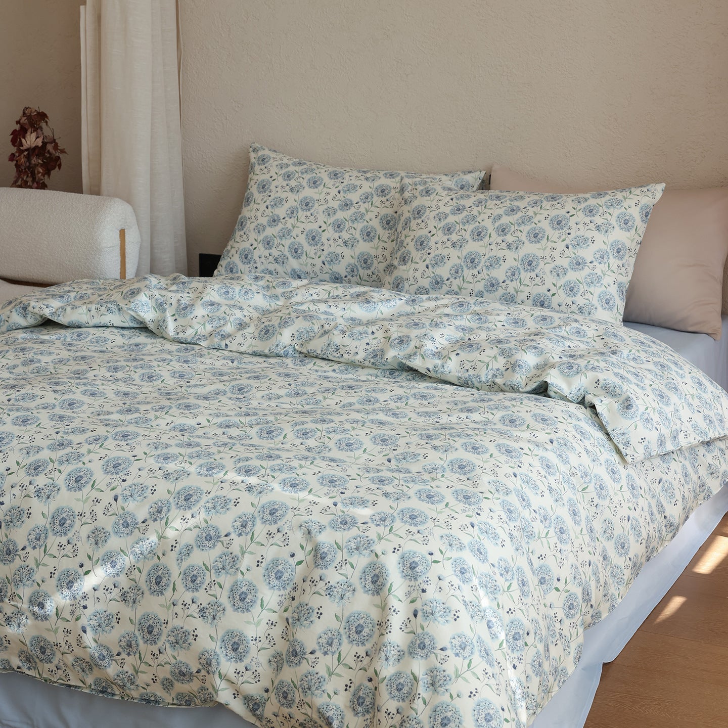  - Ever Lasting - Selah Combed Cotton Floral Bedding Bundle - Bedding Bundle - Ever Lasting