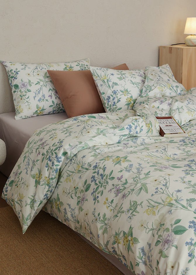  - Ever Lasting - Selah Combed Cotton Floral Bedding Bundle - Bedding Bundle - Ever Lasting