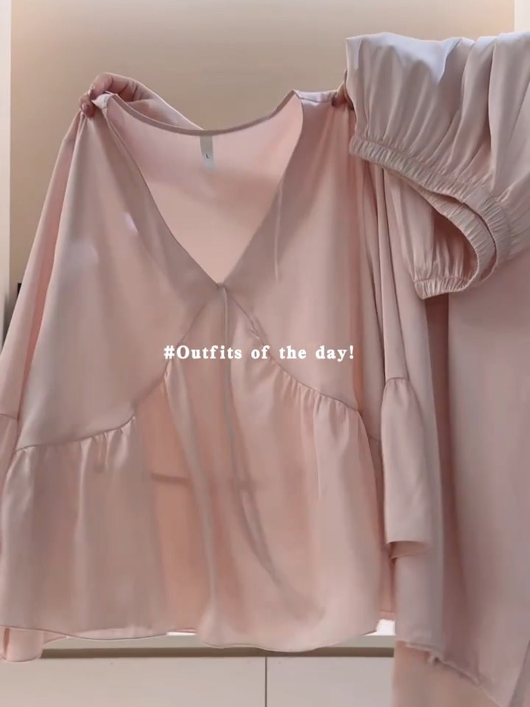 -Ever Lasting - Selora Silky Long-Sleeve Pajama Set / Pink -Pajamas -Ever Lasting