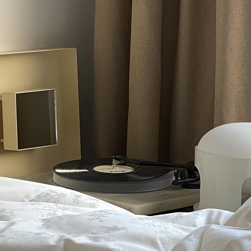  - Ever Lasting - Silky Floral Bedding Set / Snow White - Bedding Set - Ever Lasting