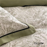 Floral Tencel Bedding Set / Green