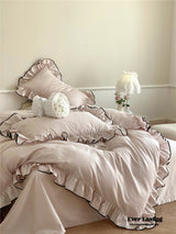 Silky Ruffle Bed Sheet