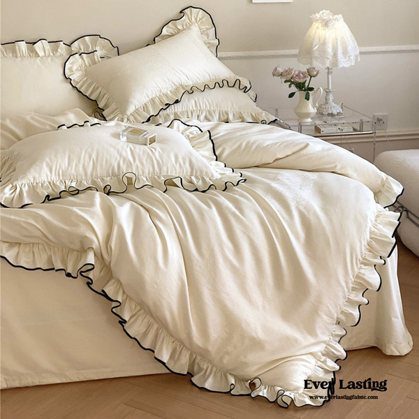 Silky Ruffle Bed Sheet