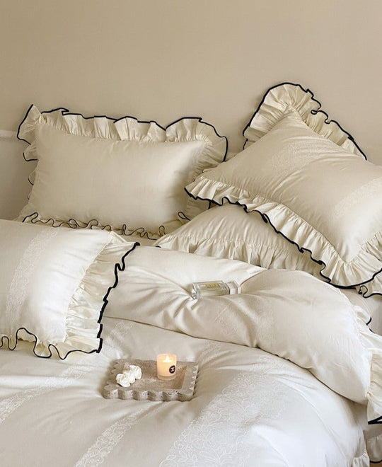 Silky Ruffle Bedding Bundle