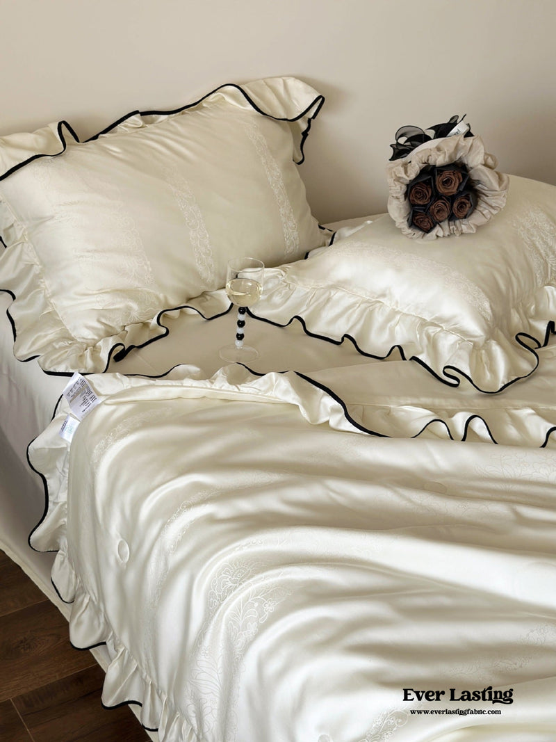 Silky Ruffle Duvet Cover, Best Stylish Bedding
