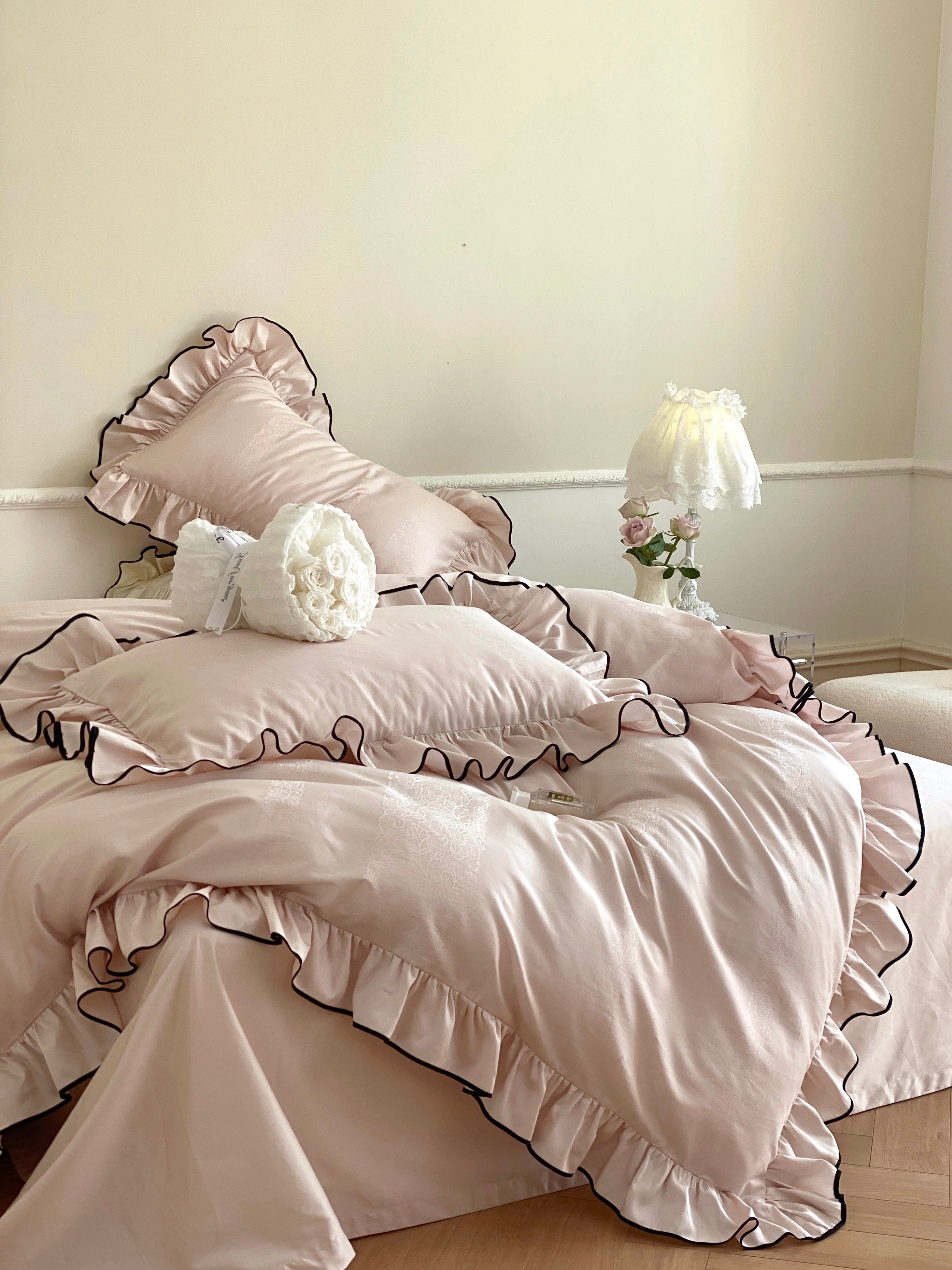  - Ever Lasting - Silky Ruffle Duvet Cover - Duvet Cover - Ever Lasting