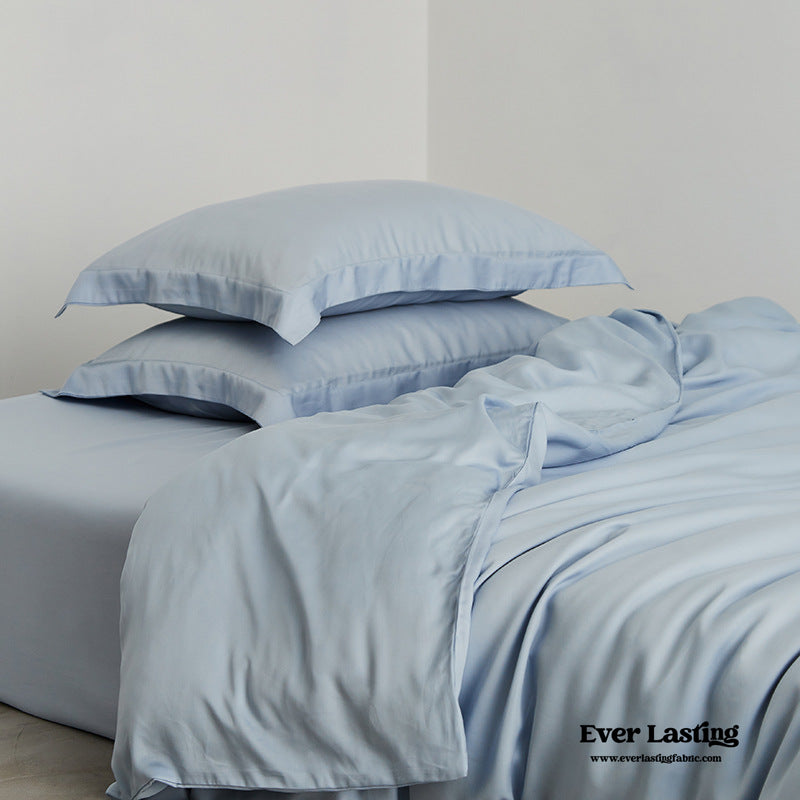 Solid Tencel Silk-Like Bedding Bundle