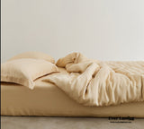 Solid Tencel Silk-Like Bedding Bundle