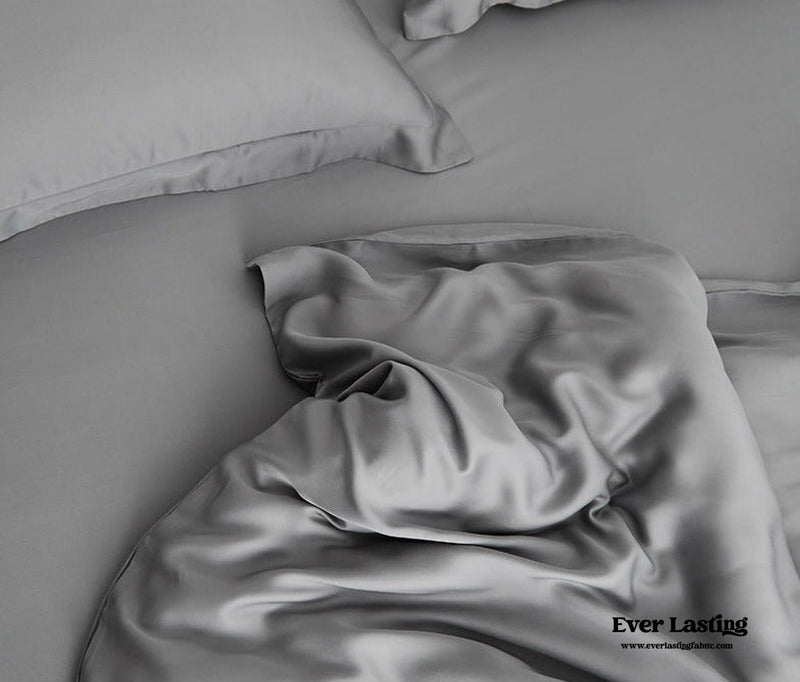 Solid Tencel Silk-Like Bedding Bundle