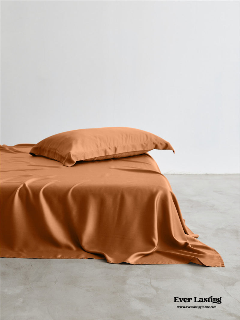 Solid Tencel Silk-Like Bedding Bundle