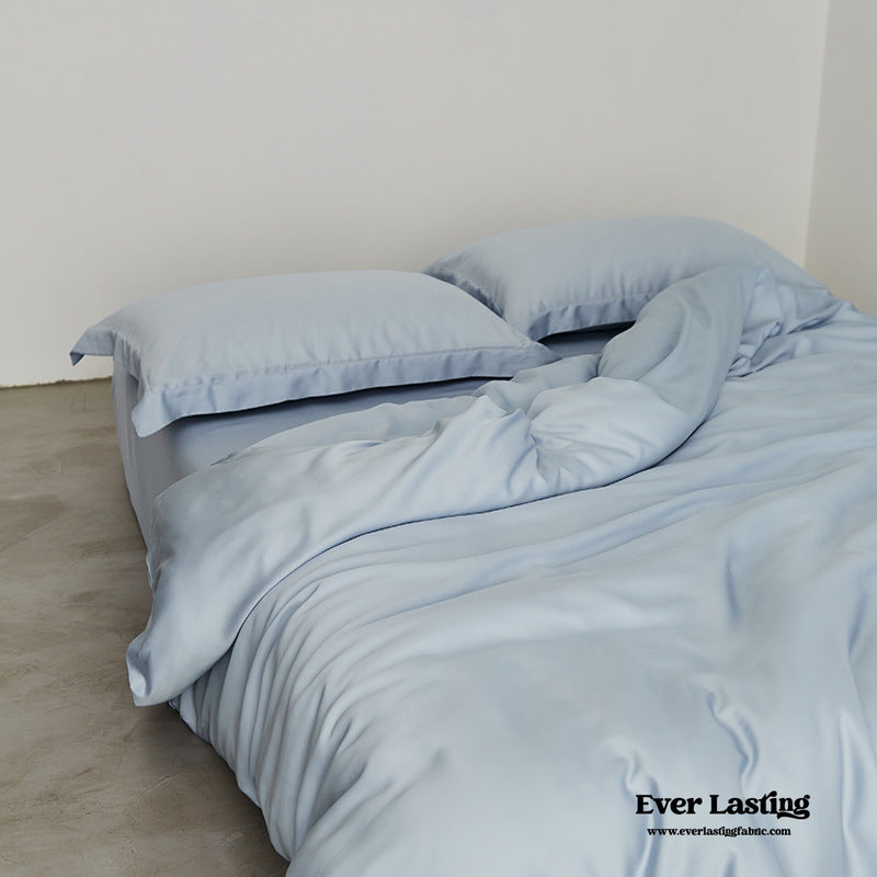 Solid Tencel Silk-Like Bedding Bundle