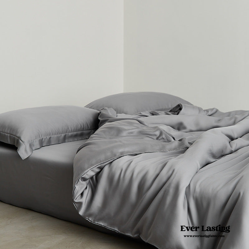 Solid Tencel Silk-Like Bedding Bundle