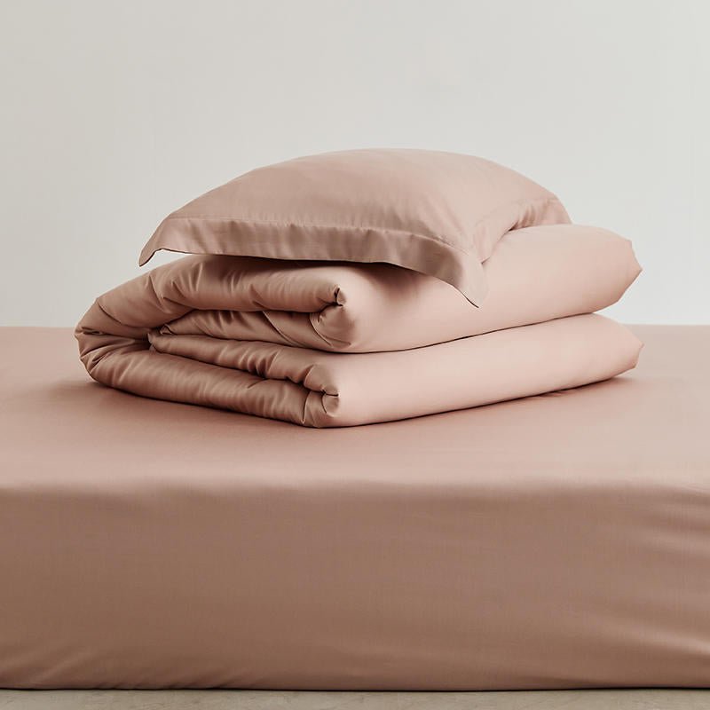  - Ever Lasting - Silky Solid Tencel Bedding Set / Pink - Bedding Set - Ever Lasting