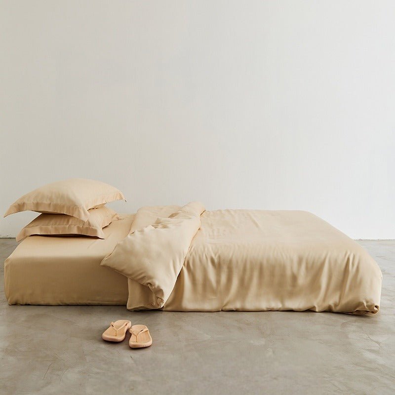  - Ever Lasting - Silky Solid Tencel Bedding Set / Pink - Bedding Set - Ever Lasting