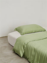 Solid Tencel Duvet Cover Green / Small