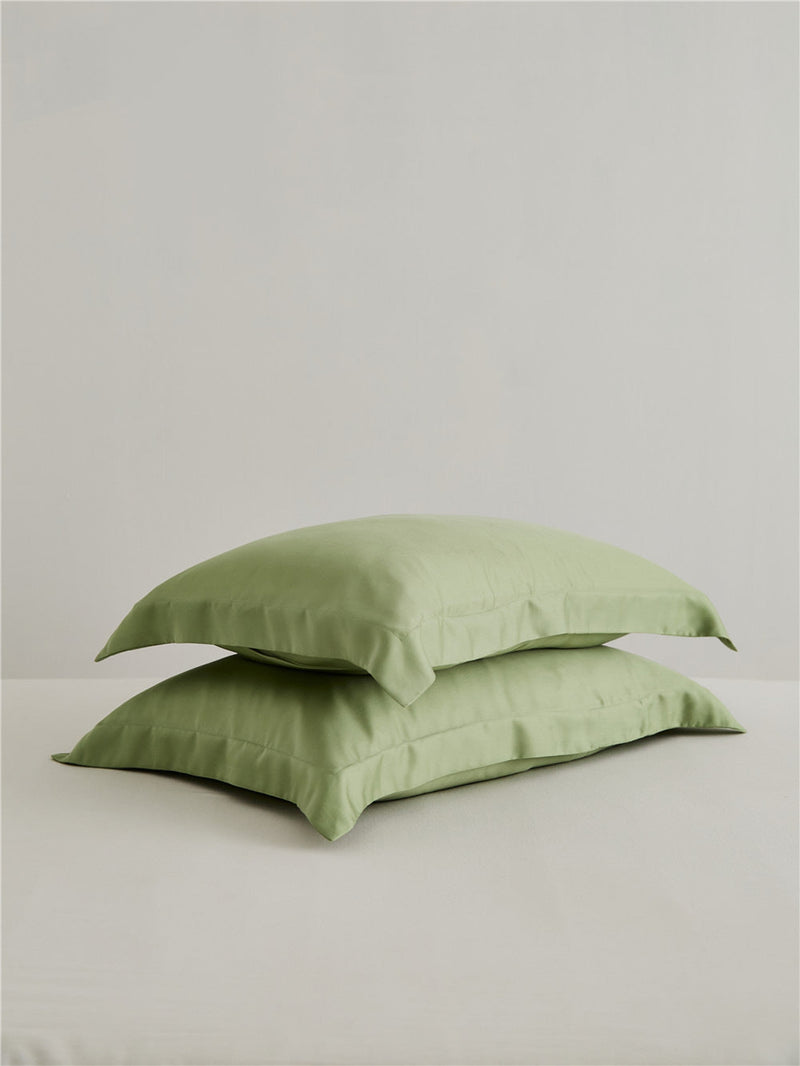 Solid Tencel Pillowcases Green