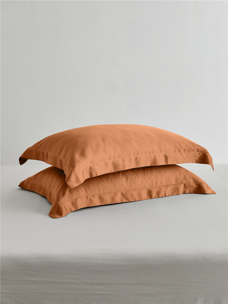 Solid Tencel Pillowcases Orange