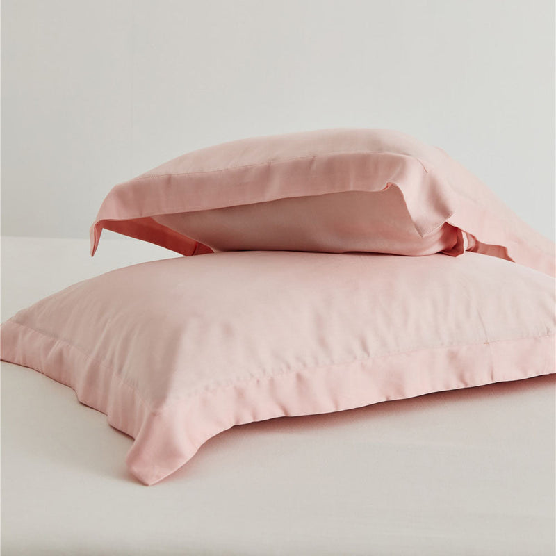 Solid Tencel Pillowcases Pink