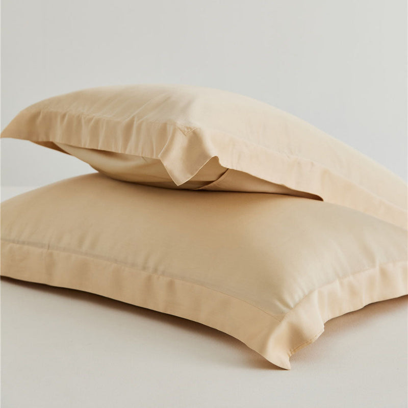 Solid Tencel Pillowcases Yellow