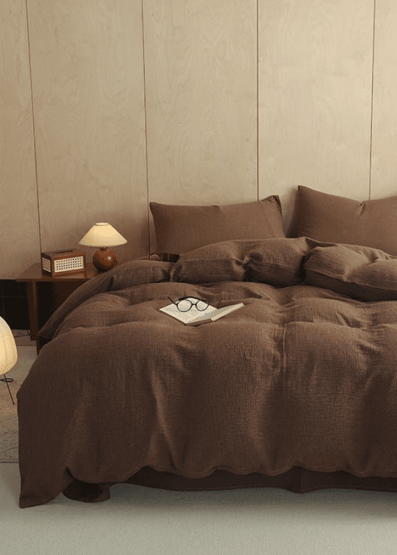  - Ever Lasting - Simon Double Gauze Bedding Set / White - Bedding Set - Ever Lasting