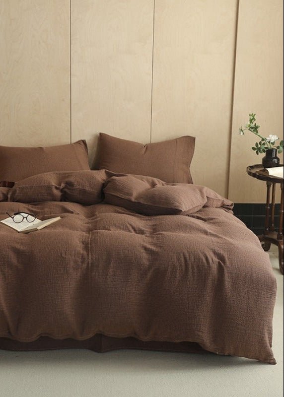  - Ever Lasting - Simon Double Gauze Bedding Set / White - Bedding Set - Ever Lasting