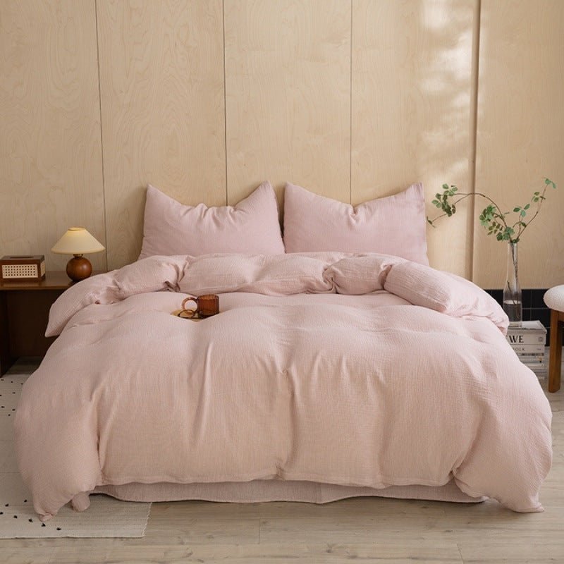  - Ever Lasting - Simon Double Gauze Bedding Set / White - Bedding Set - Ever Lasting