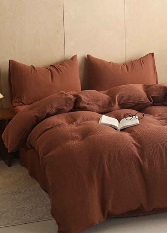  - Ever Lasting - Simon Double Gauze Bedding Set / White - Bedding Set - Ever Lasting