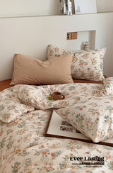 Small Floral Cotton Bedding Bundle