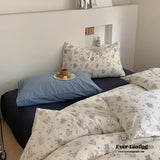 Small Floral Cotton Bedding Set