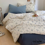 Small Floral Cotton Bedding Set