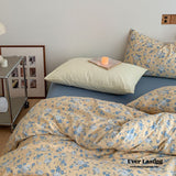 Small Floral Cotton Bedding Set