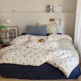 Small Floral Cotton Bedding Set