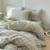 Soft Blend Plaid Bedding Bundle