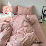 Soft Blend Plaid Bedding Bundle