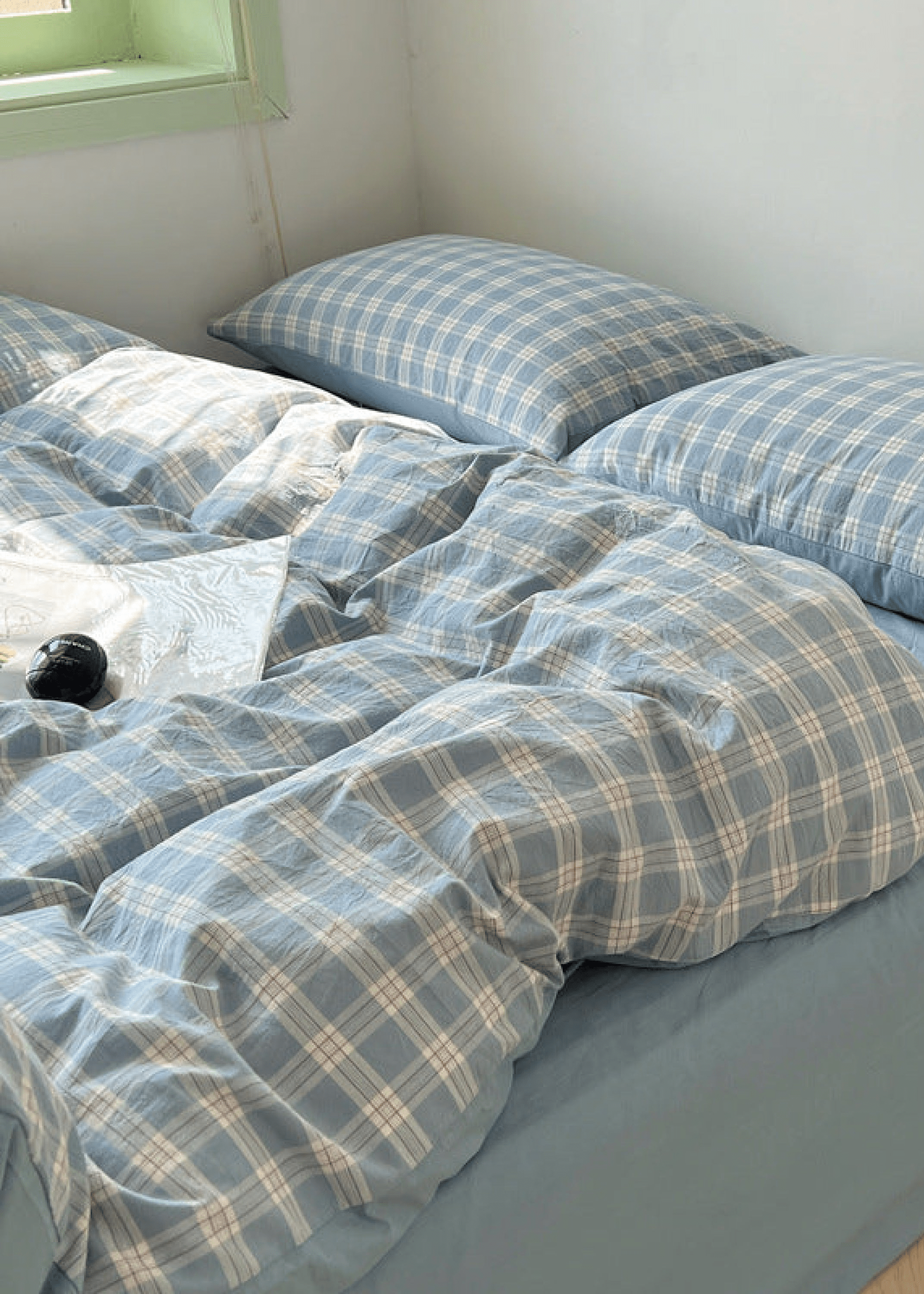  - Ever Lasting - Soft Blend Plaid Bedding Set / Pink - Bedding Set - Ever Lasting