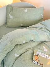Soft Cotton Bedding Bundle Green / X-Small Fit