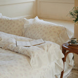 Soft Floral Bedding Set / Blue Pink Medium/Medium+ Flat