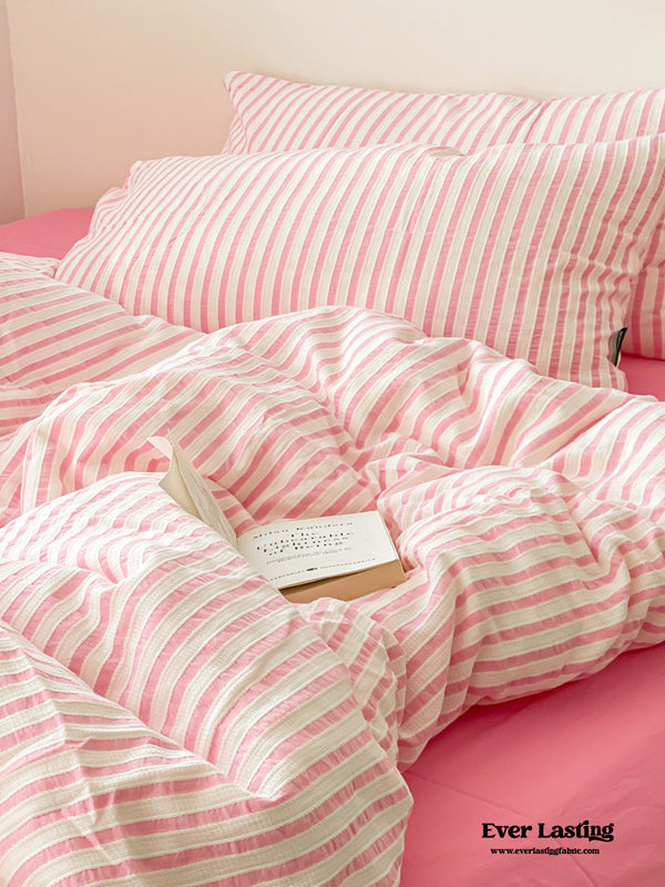 Soft Jacquard Bedding Set / Barbie Hot Pink