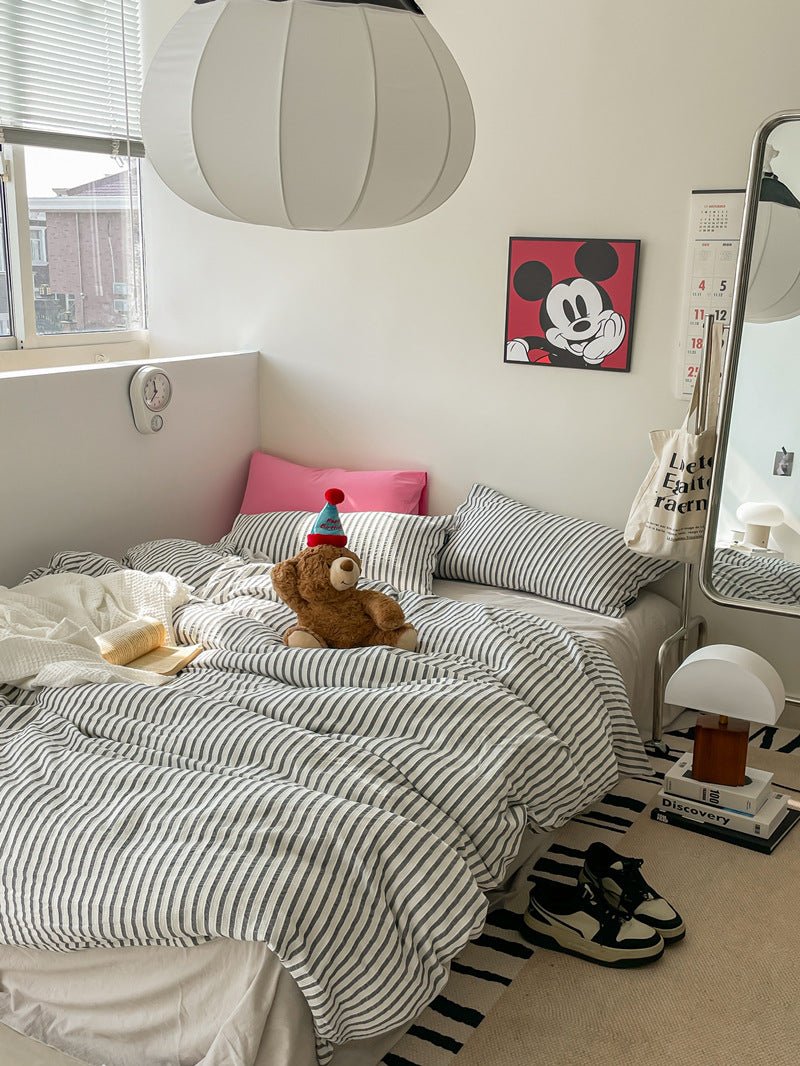  - Ever Lasting - Soft Jacquard Bedding Set / Barbie Hot Pink - Bedding Set - Ever Lasting