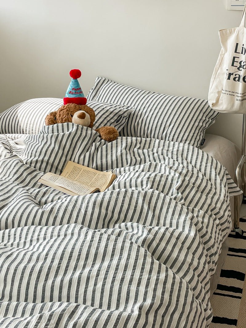  - Ever Lasting - Soft Jacquard Bedding Set / Yellow - Bedding Set - Ever Lasting