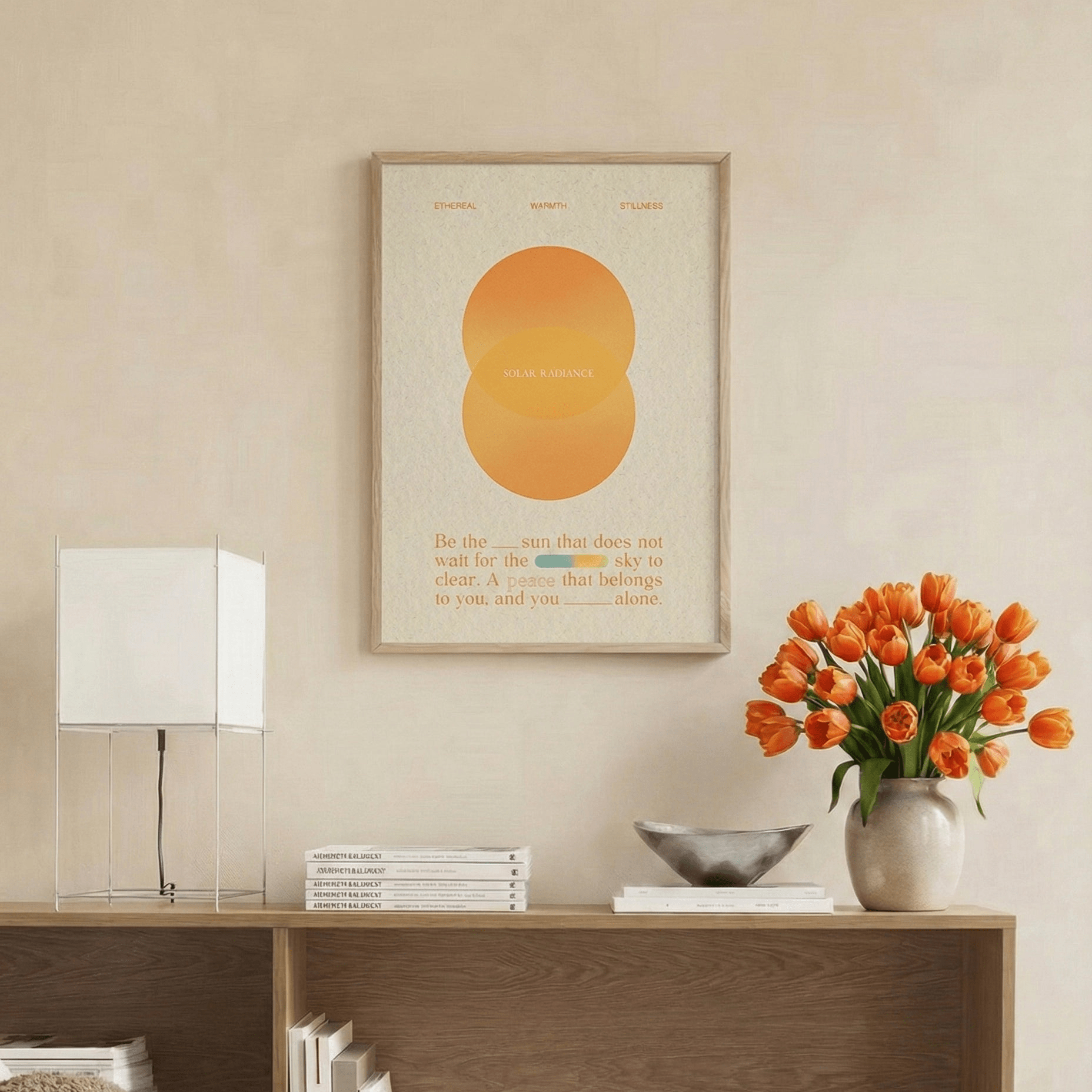  - Ever Lasting - Solar Radiance - Warm Abstract Sun Art Print - Ever Lasting