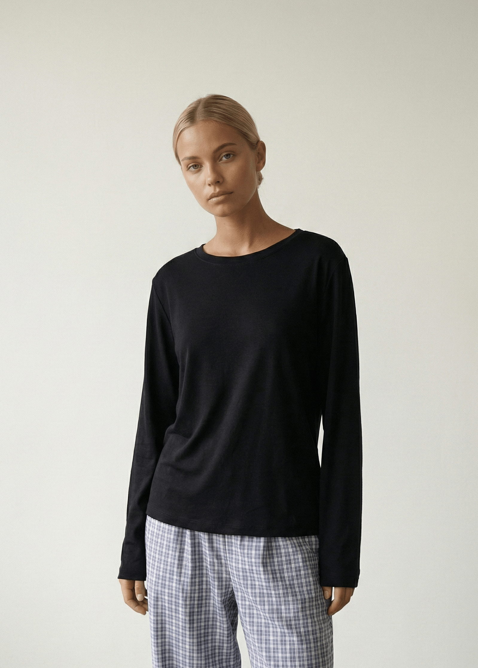  - Ever Lasting - Soleil Silk Pajama Set / Black - Pajamas - Ever Lasting