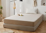 Solid Bed Sheet / Beige - Best Stylish Bedding - Ever Lasting