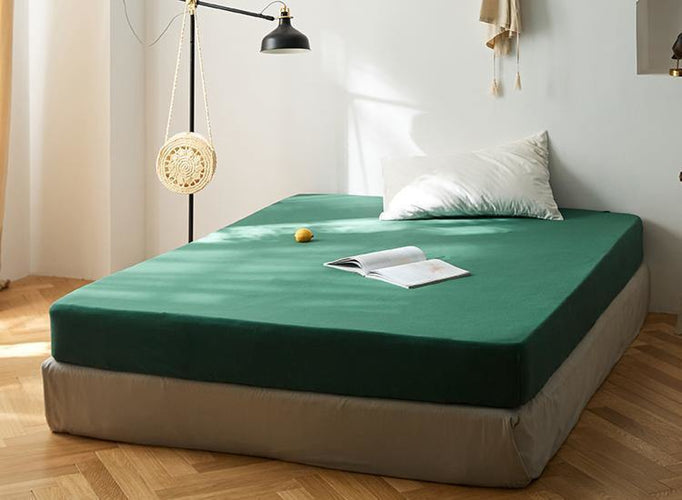 Solid Bed Sheet / Forest Green - Best Stylish Bedding - Ever Lasting