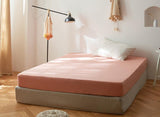 Solid Bed Sheet / Orange - Best Stylish Bedding - Ever Lasting